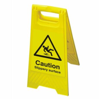 Hazard Floor Sign – Caution Slippery Surface