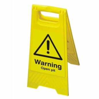 Hazard Floor Sign – Warning Open Pit