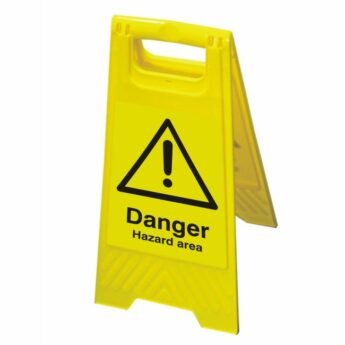 Hazard Floor Sign – Danger Hazard Area