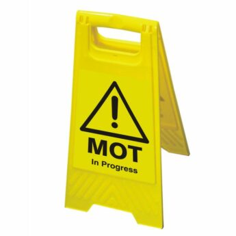 Hazard Floor Sign – MOT in Progress