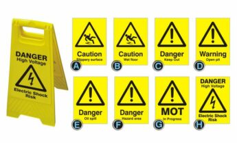 Hazard Floor Signs