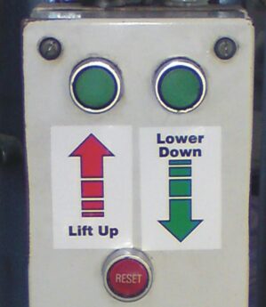 Lift Direction Stickers (per pair)