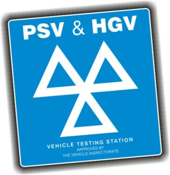 PSV and HGV – MOT 3 Triangles Sign