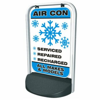 Swinger Pavement Forecourt Sign – AIR-CON, ALL MAKES