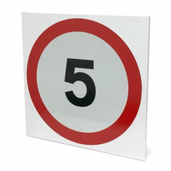Speed Limit 5 mph Sign – REFLECTIVE