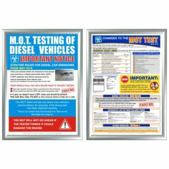 MOT Poster 2 PACK – Diesels and Test Changes (DTI + MTC)
