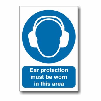 Ear Protection Sign