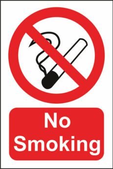 No Smoking Sign Jumbo