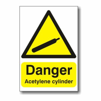 Danger Acetylene Cylinder