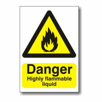 Danger Highly Flammable Liquid