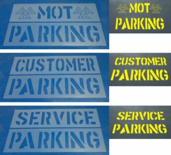 Parking Stencil Kits – Large Format