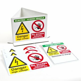 Electric Vehicle Warning Sign Pack