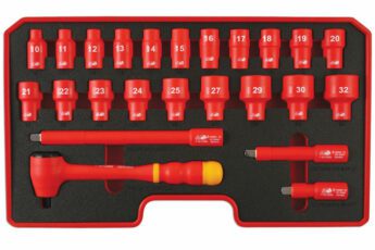 Insulated Socket Set 24pc – 1/2″inch Drive  – VDE Certified
