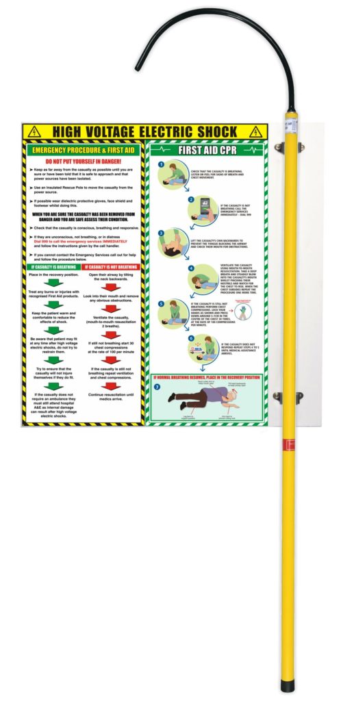 Electrically Insulated Rescue Hook & Pole - Prosol