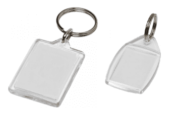 Blank Acrylic Car Key Fobs