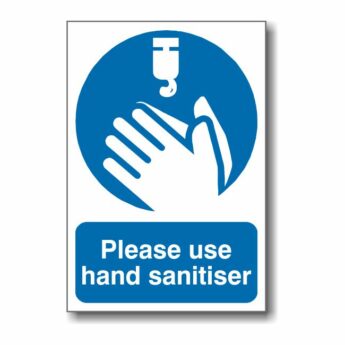 Use Hand Sanitiser Sign