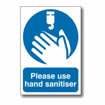 Use Hand Sanitiser Sign