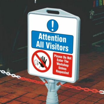 Pyramid Sign – Do Not Enter The Workshop