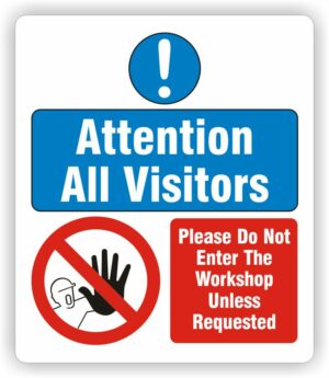 S/A Graphic for Pyramid Sign – Do Not Enter The Workshop