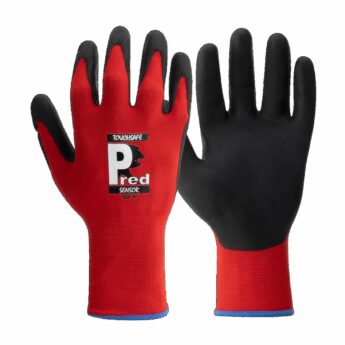 TOUCH SCREEN FRIENDLY Workshop Gloves – Red PU