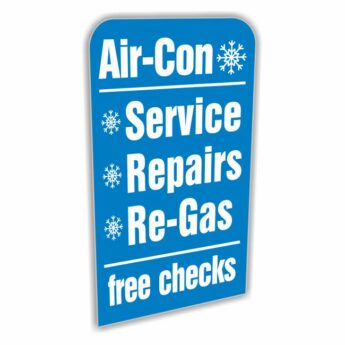 REPLACEMENT PANEL Air-Con Service – Pavement Sign