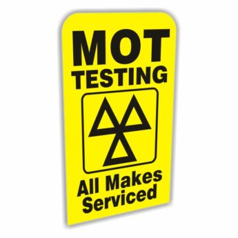REPLACEMENT PANEL MOT Testing All Makes – Pavement Sign