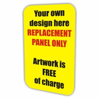 Pavement Swinger Sign REPLACEMENT PANEL ONLY – Custom Design