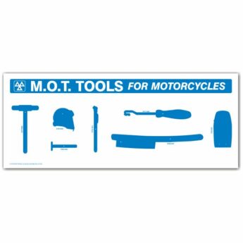 MOTORCYCLE MOT Tool Shadow Panel Storage Board – BOARD ONLY