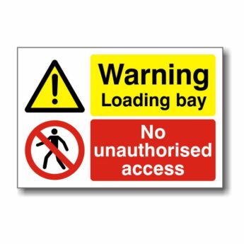 Warning Loading Bay