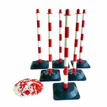 Barrier Chain and 6 Post Kit (RUBBER BASES)