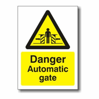 Danger Automatic Gate