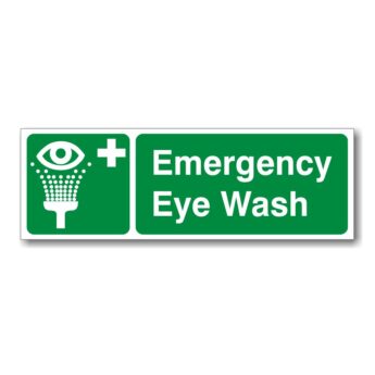 Emergency Eye Wash Sign