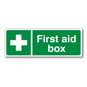 First Aid Box Sign