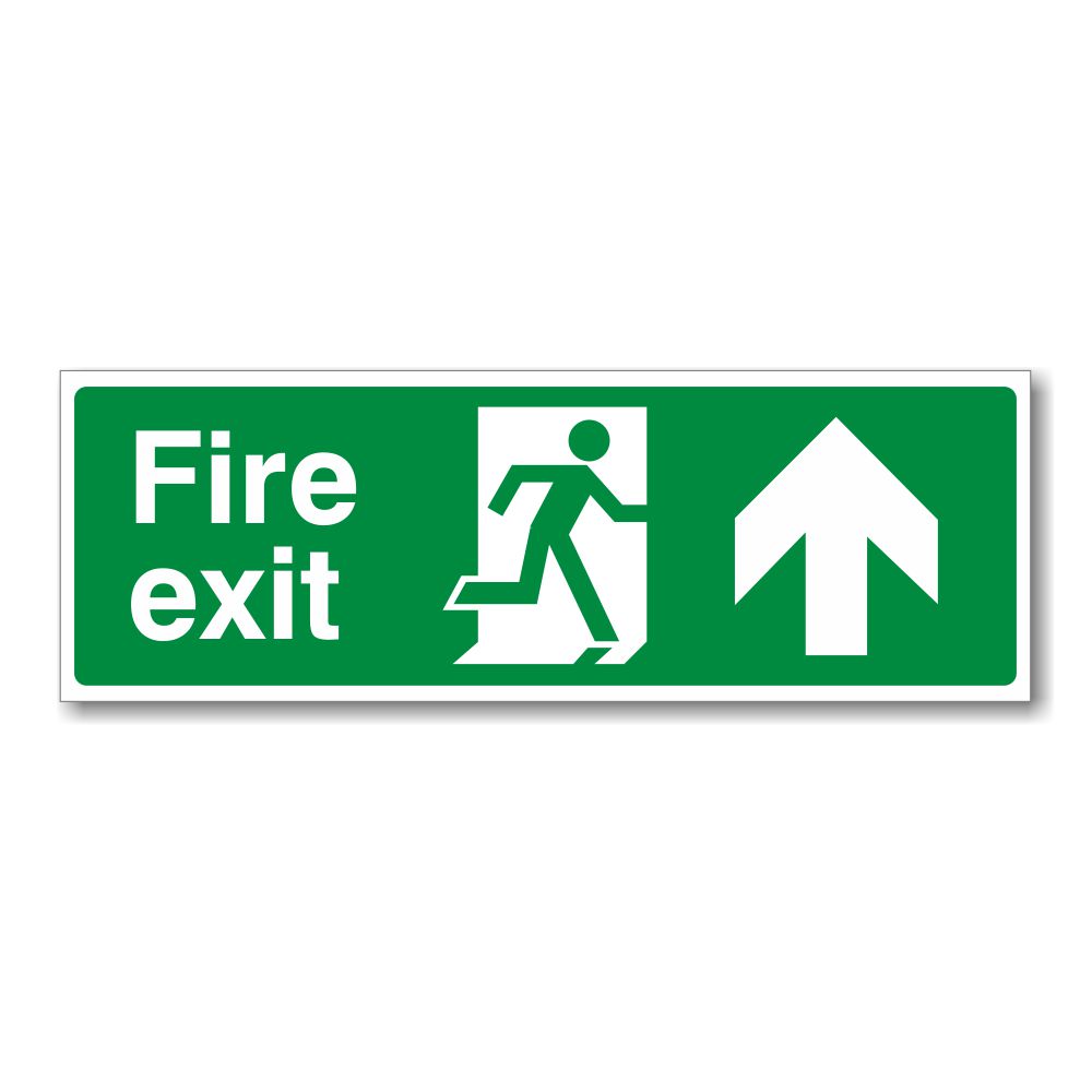 FEU7310 Fire Exit UP Arrow Sign